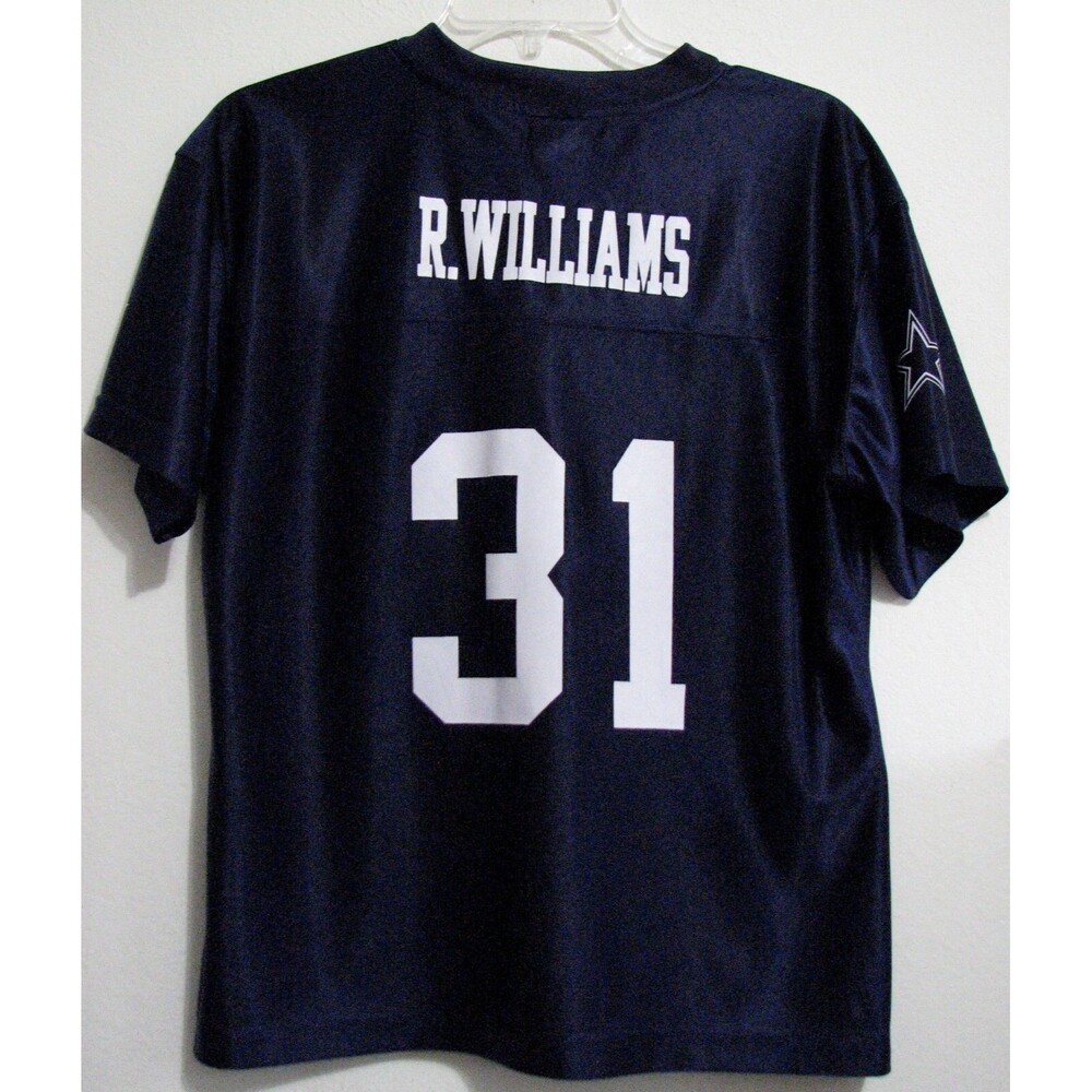 Dallas Cowboys for Her R Willams Medium Football Polyester Blue Jersey Halloween